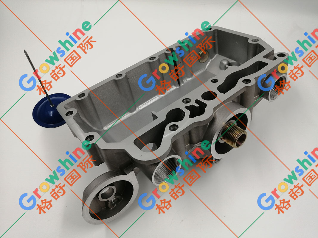 沃尔沃发动机配件D7E机油散热器边盖VOE20819716，VOE21590865