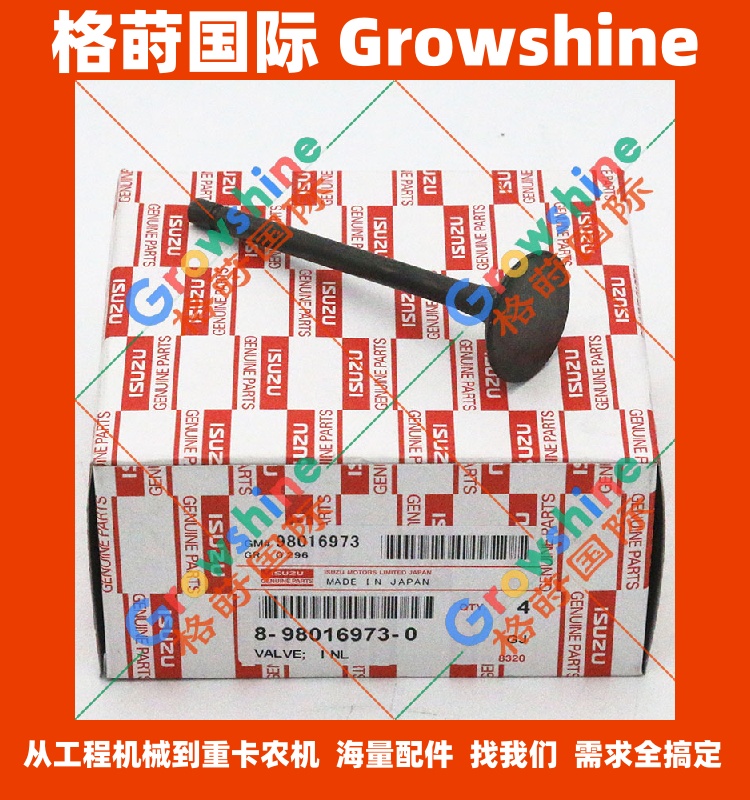 五十铃4JJ1进气阀8980169730，8-98016973-0
