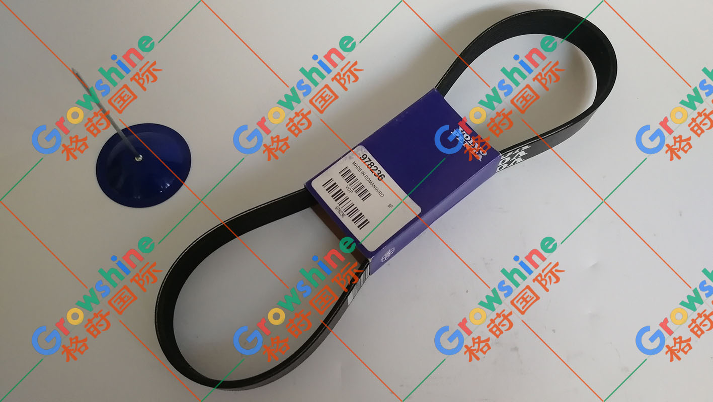 沃尔沃发电机组TAD1631GE发电机皮带978236，8PK945
