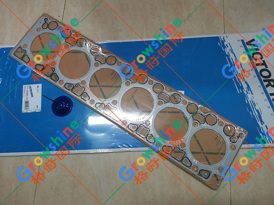 沃尔沃EC350D挖掘机D8F汽缸垫VOE21714215，61-10085-10