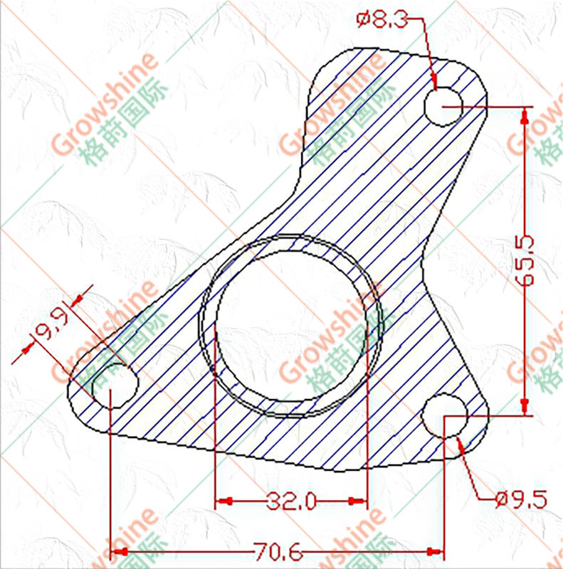 叉装车配件格莳国际供应3K增压器KP39增压器垫片