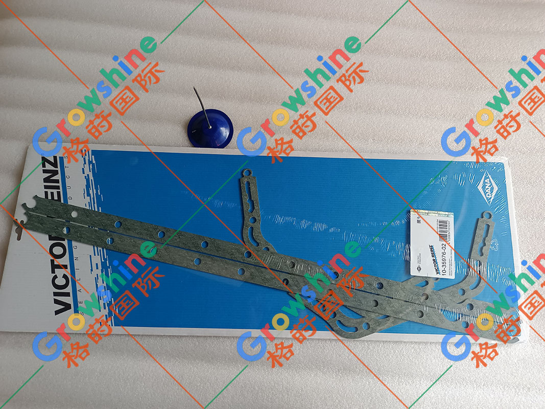 沃尔沃挖机EC350D，EX300D，D8F油底壳垫VOE20405915，10-35976-02