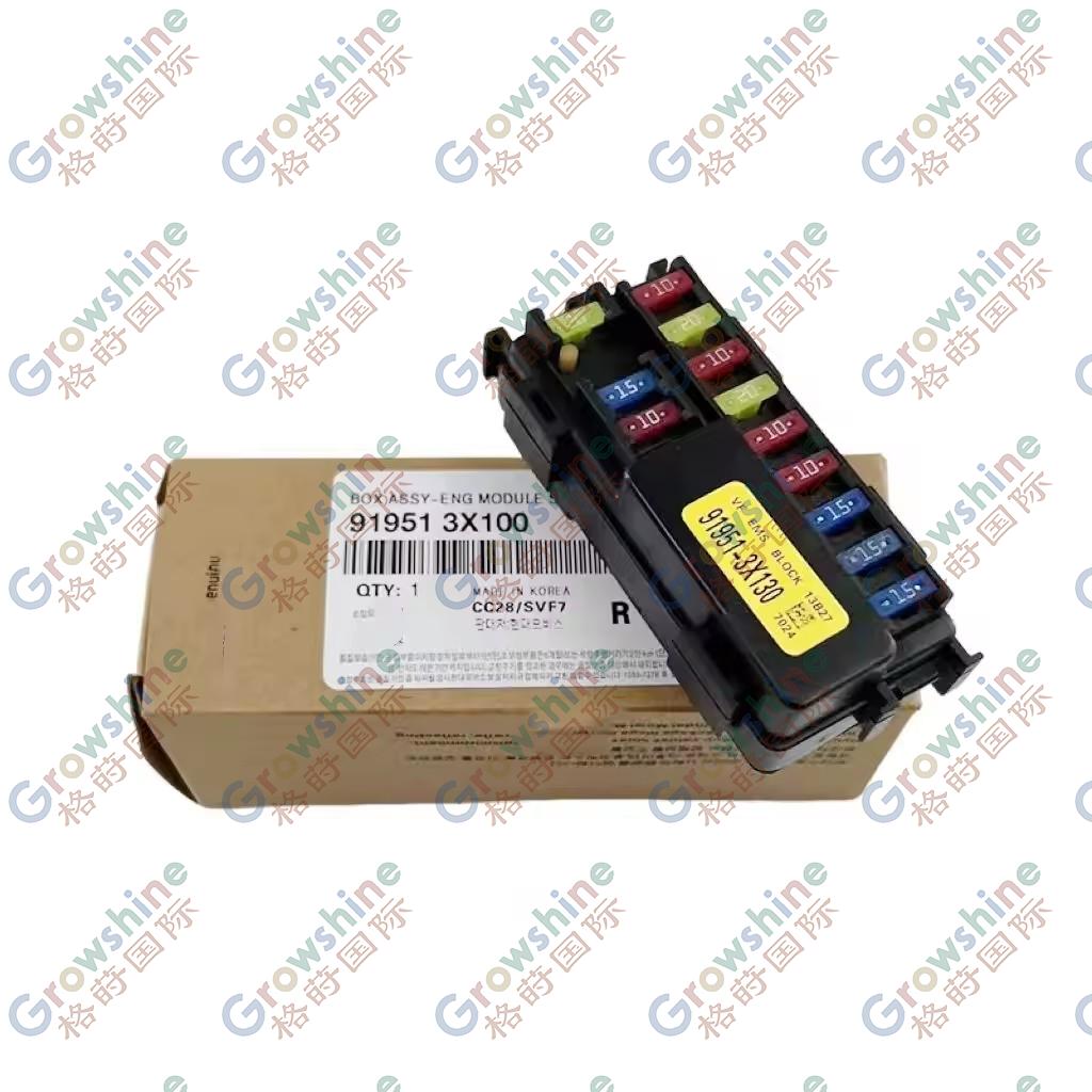 Factory Price Auto Spare Parts Fuse Box 91951-3X100 for Hyundai KIA 919513X100 BOX ASSY-ENG MODULE SYSTEM