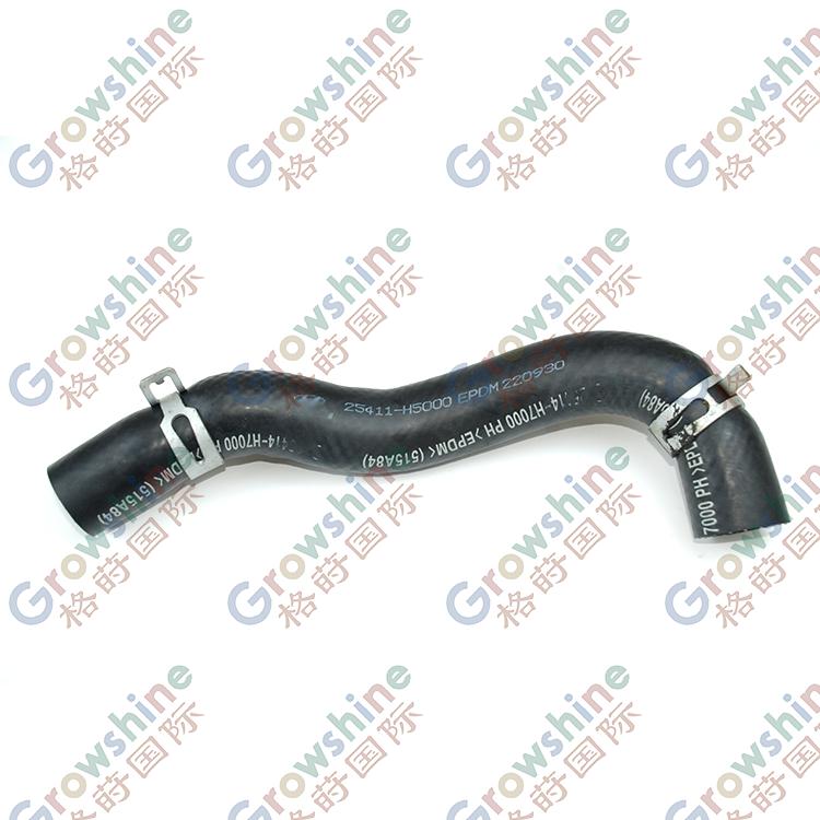 Direct Wholesale 25411-H5000 Pipes Epdm Rubber Radiator Hose for Hyundai Kia