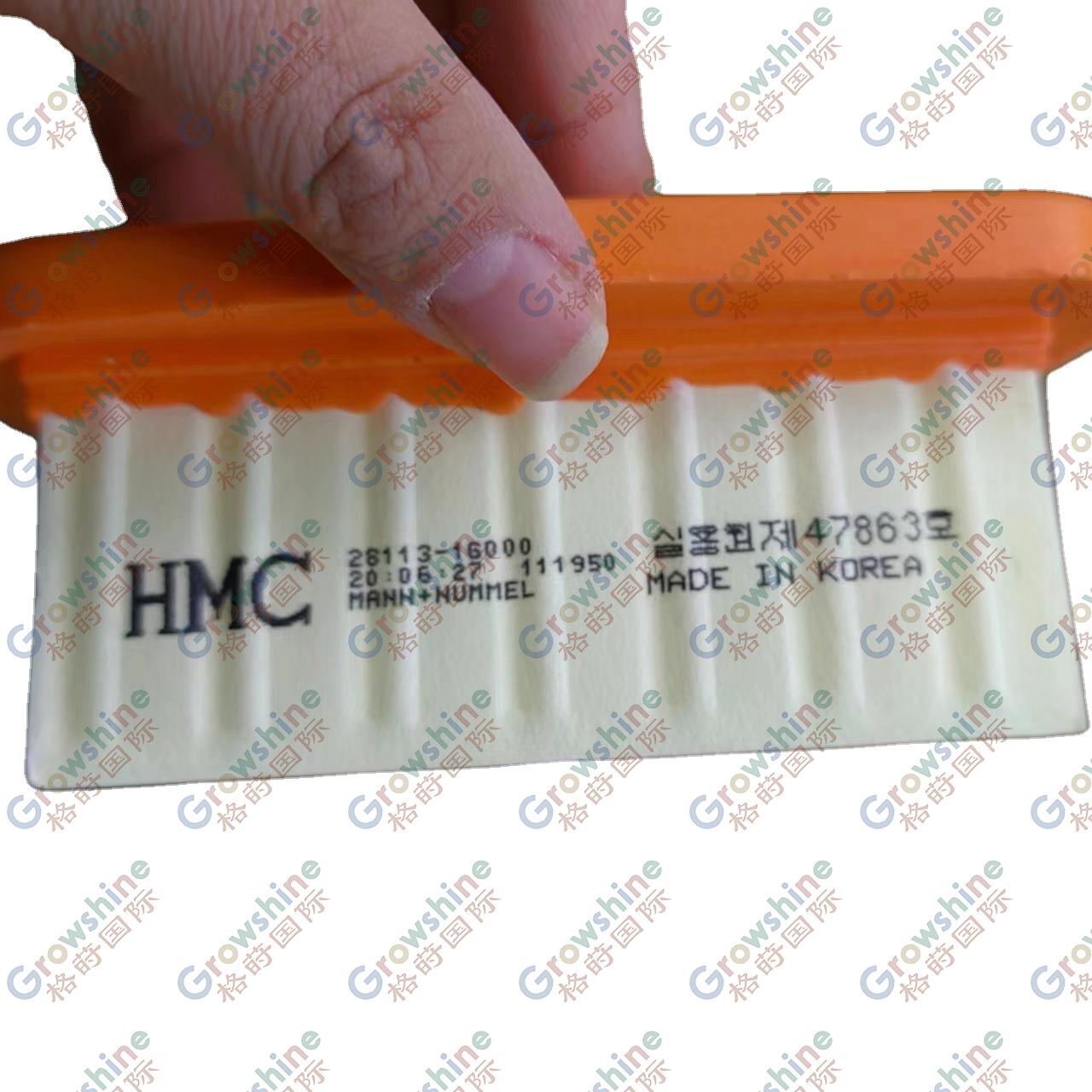 Genuine Engine Parts OEM 28113-1G000 281131G000 Air Filter for Hyundai Accent 06-11 Kia Rio 06-11 Rio5 06-11