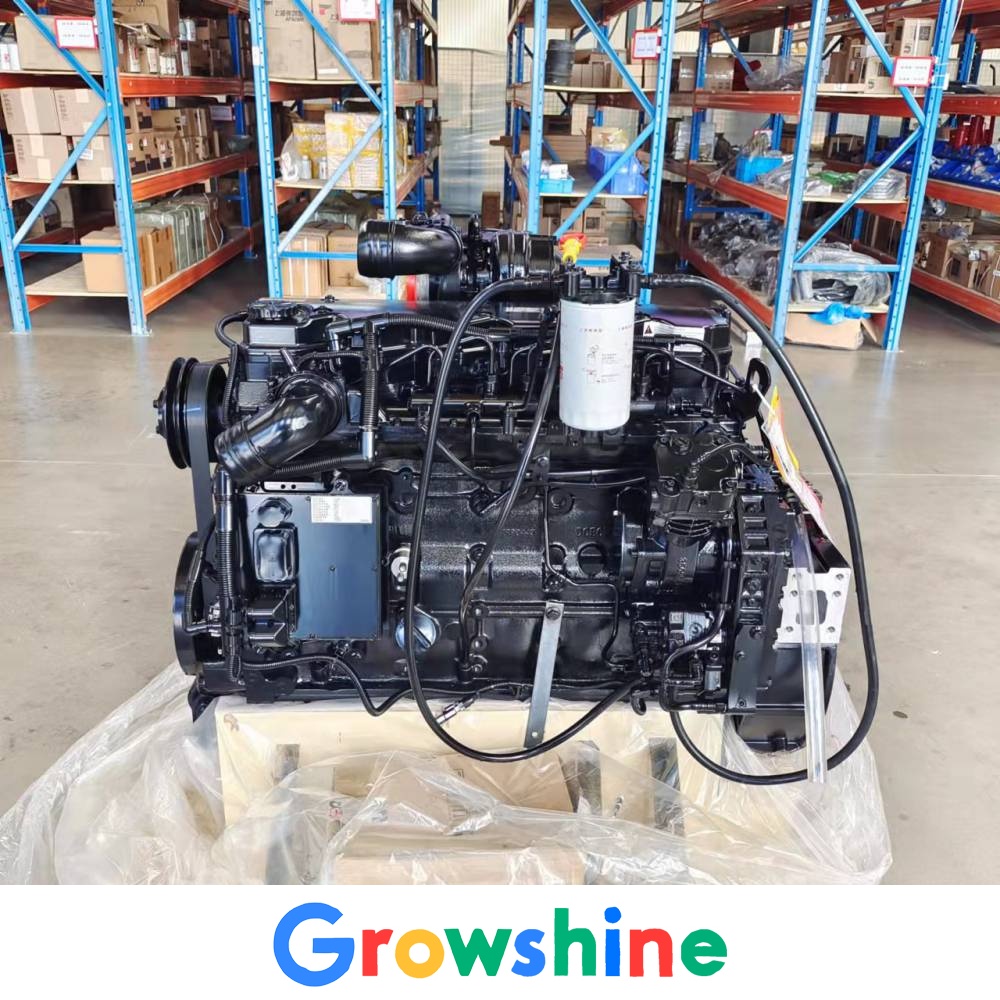 Hyundai R305LC-9 excavator engine Dongfeng Cummins QSB6.7 assembly