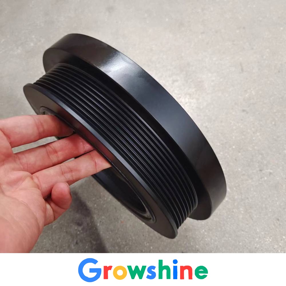 Growshine Cummins QSL8.9 Shock Absorber & Shanhe 365 Excavator Crankshaft Pulley - Engine & Chassis Parts