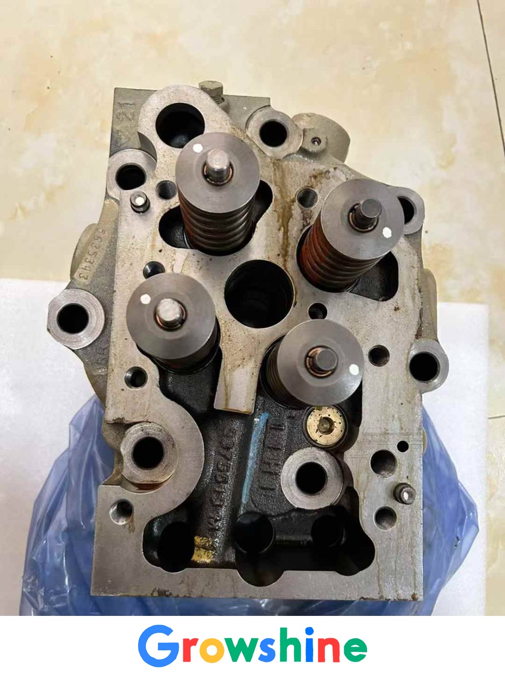Cummins QSK60 cylinder head assembly 5635343 Meikang Q60 cylinder head 5371843