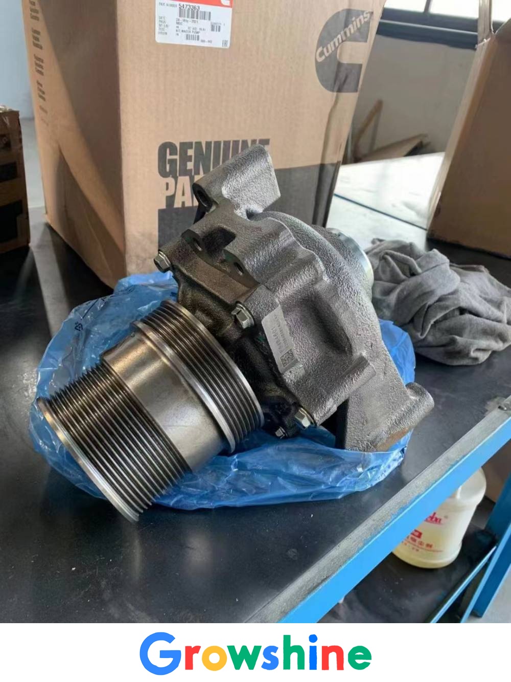 Growshine International Cummins K19 Water Pump 5658834 for Terex Mine Truck TR60 TR70 TR100 Parts