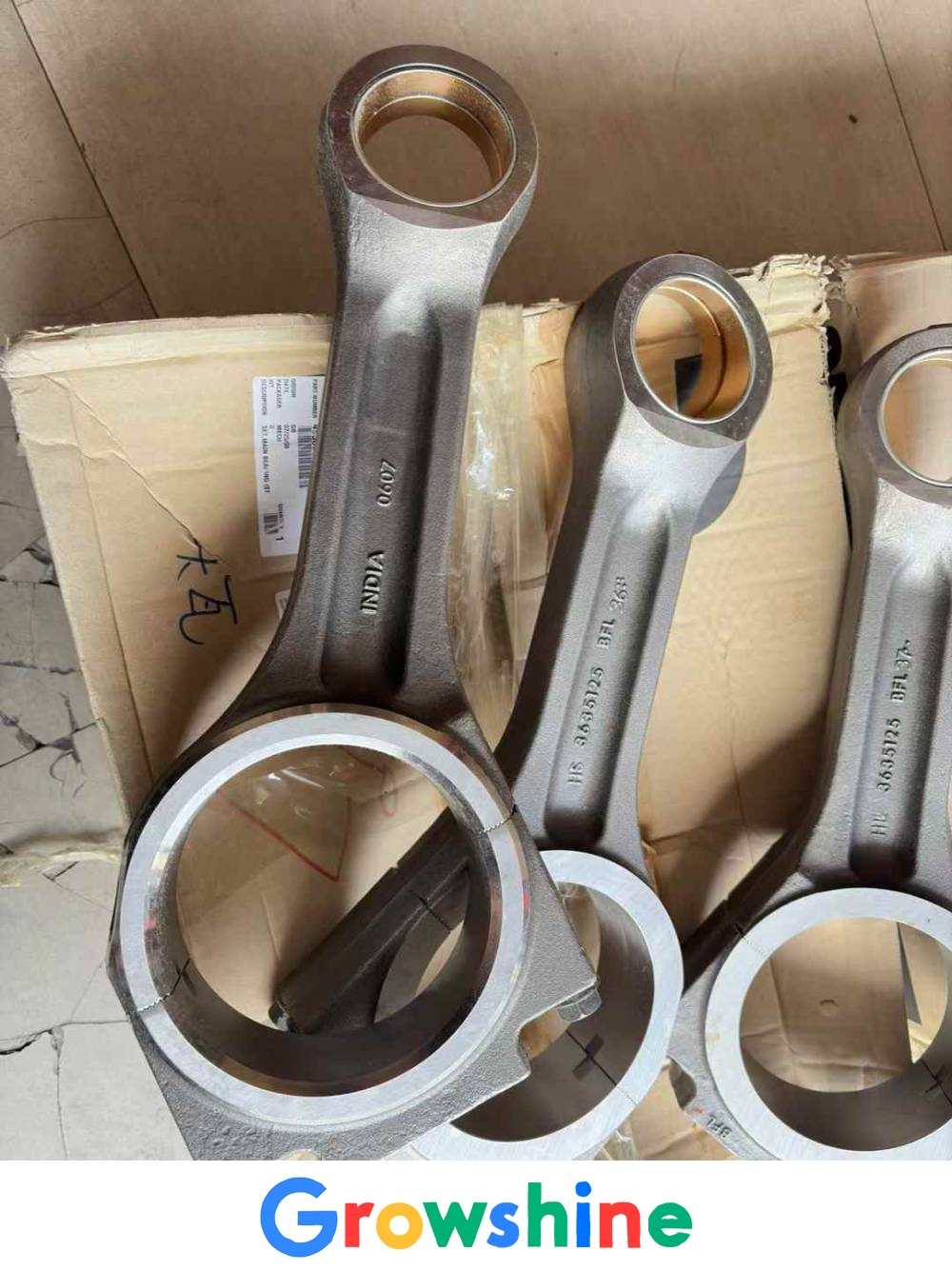 Growshine Cummins QSK60 Q60 Generator Set Connecting Rod 3644676, 3644676 – High-Quality Diesel Engine Parts