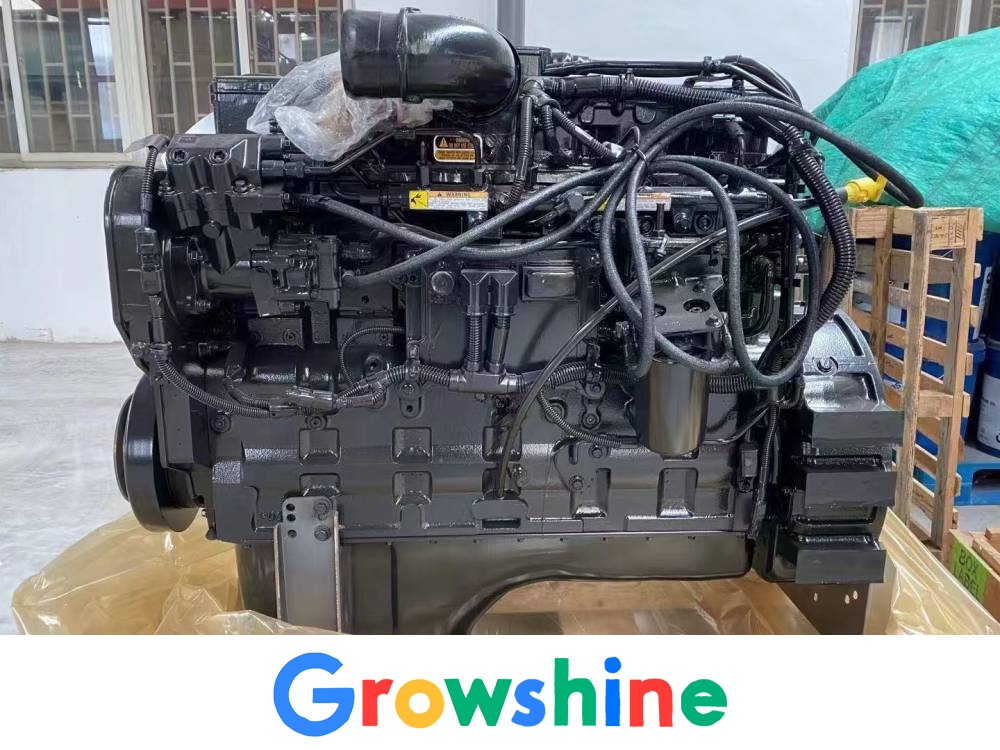 Growshine Komatsu 6D114 Engine Assembly for Komatsu PC300-8 Excavator Engine