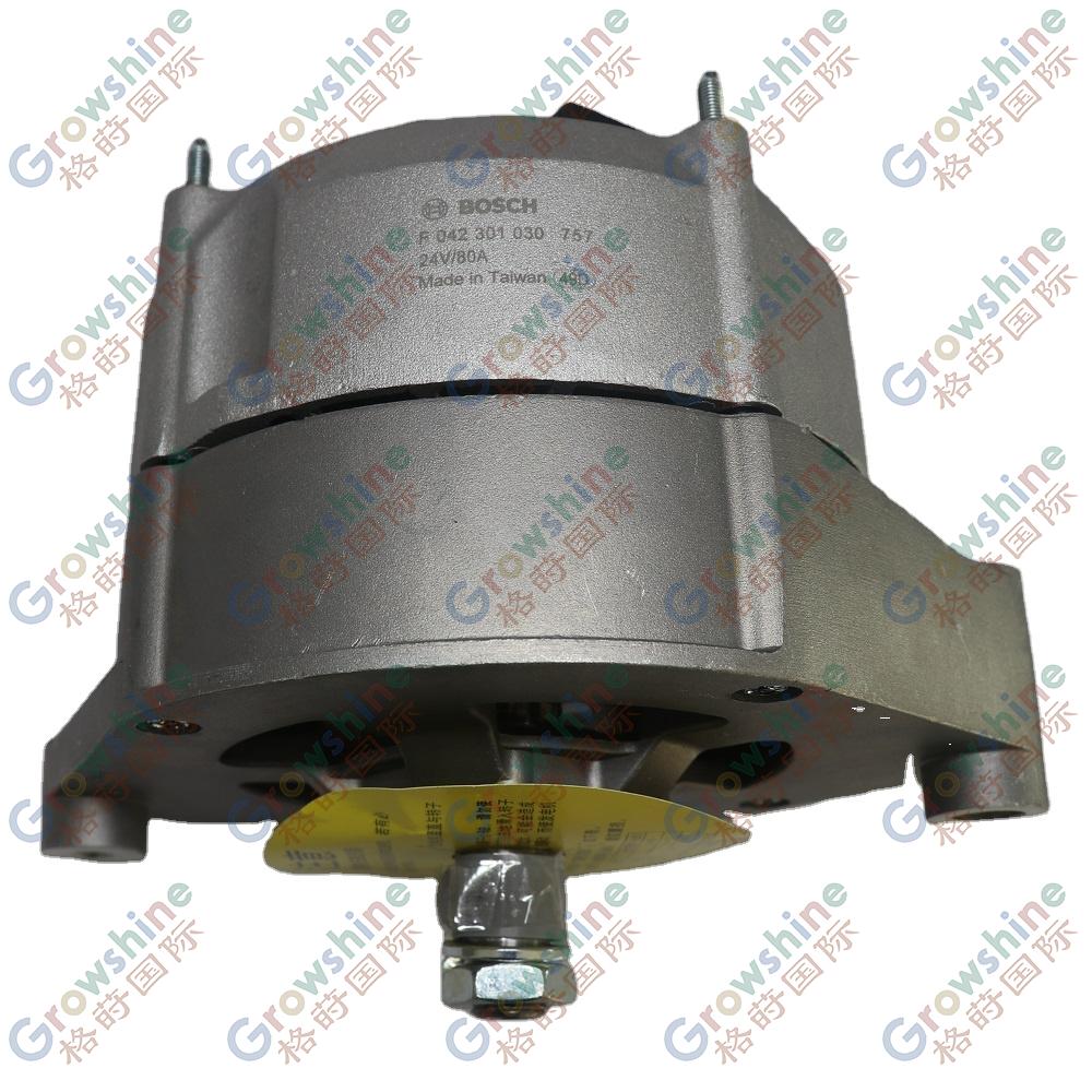 China Professional Manufacture Growshine 24V 80A 731 Alternator 0120468114 for Heavy Duty Applications