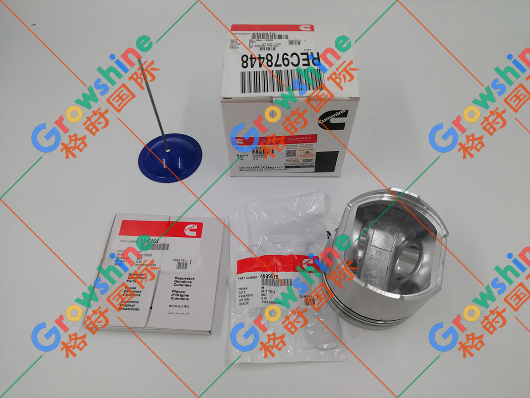 小松电喷挖掘机PC130-8，4D95活塞带环活塞组件4955573
