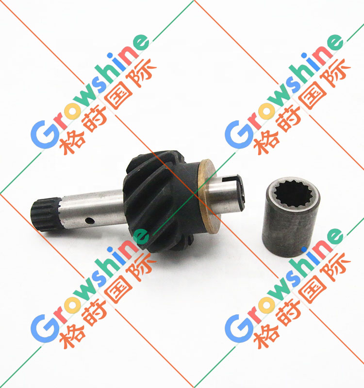 五十铃6BG1柴油机油泵齿轮轴1131280180，1-13128018-0