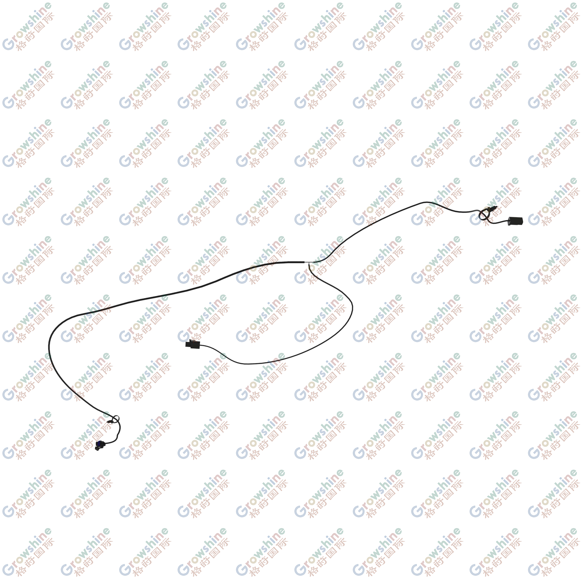 AH220185: Feederhouse Backshaft Speed Sensor Wiring Harness, Right Side