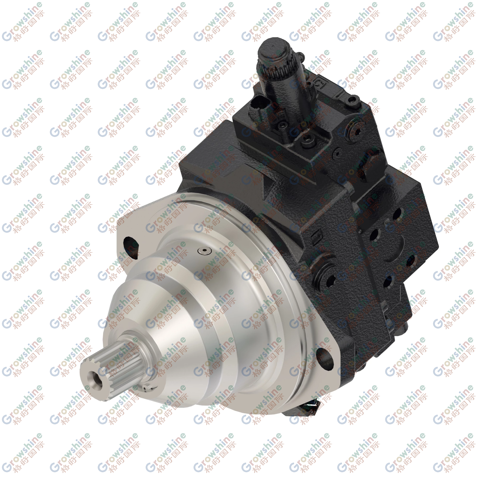 AKK24107: Transmission Hydraulic Motor with Speed Sensor