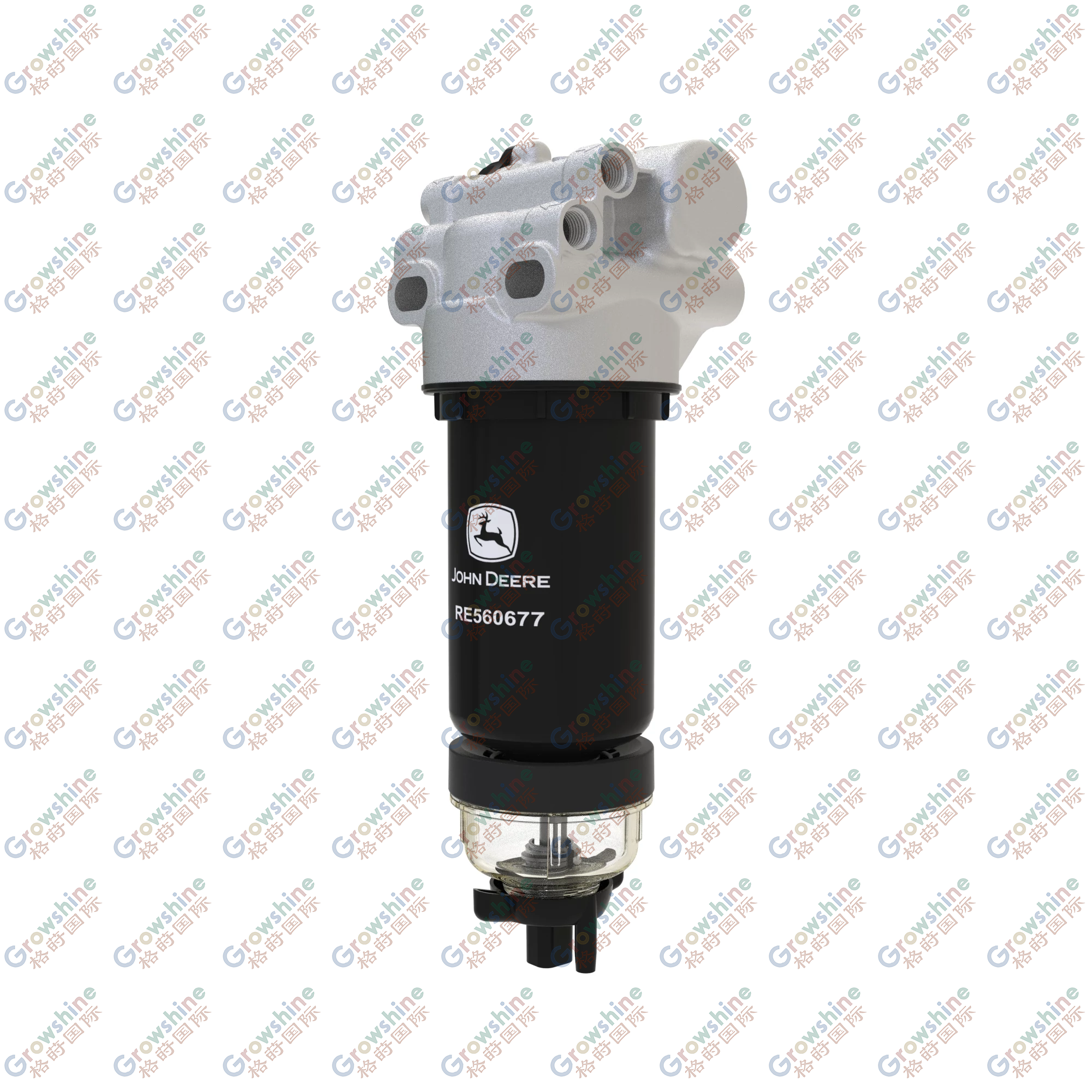 RE560677: Primary Fuel Filter Assembly with Water In Fuel Sensor