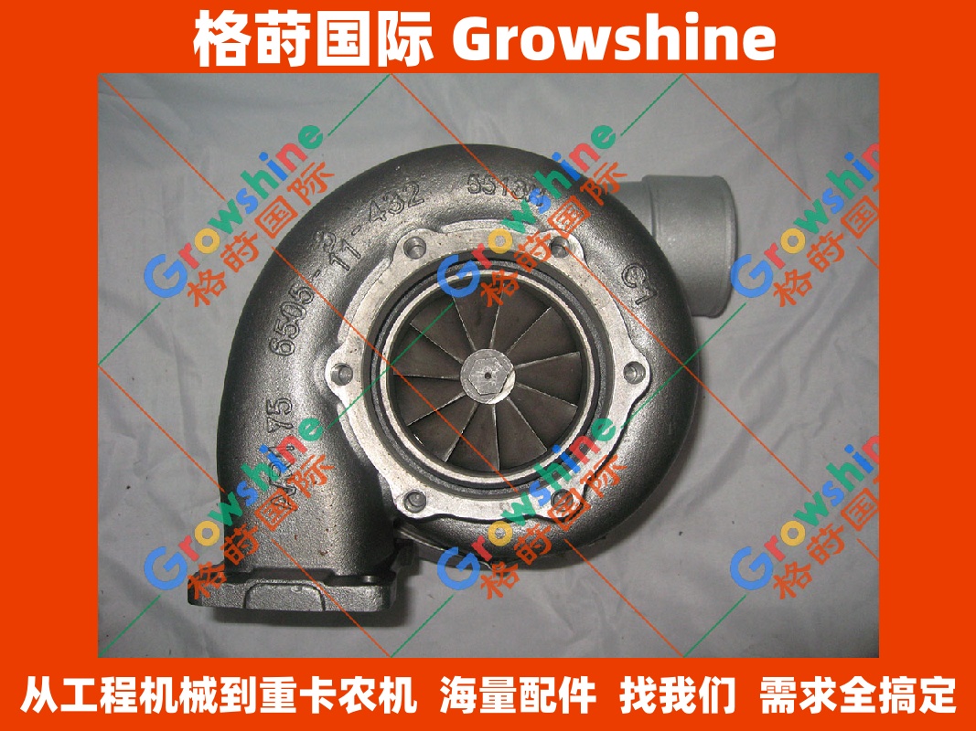 小松发动机6D170增压器6505-52-5540，KTR110G-K75B