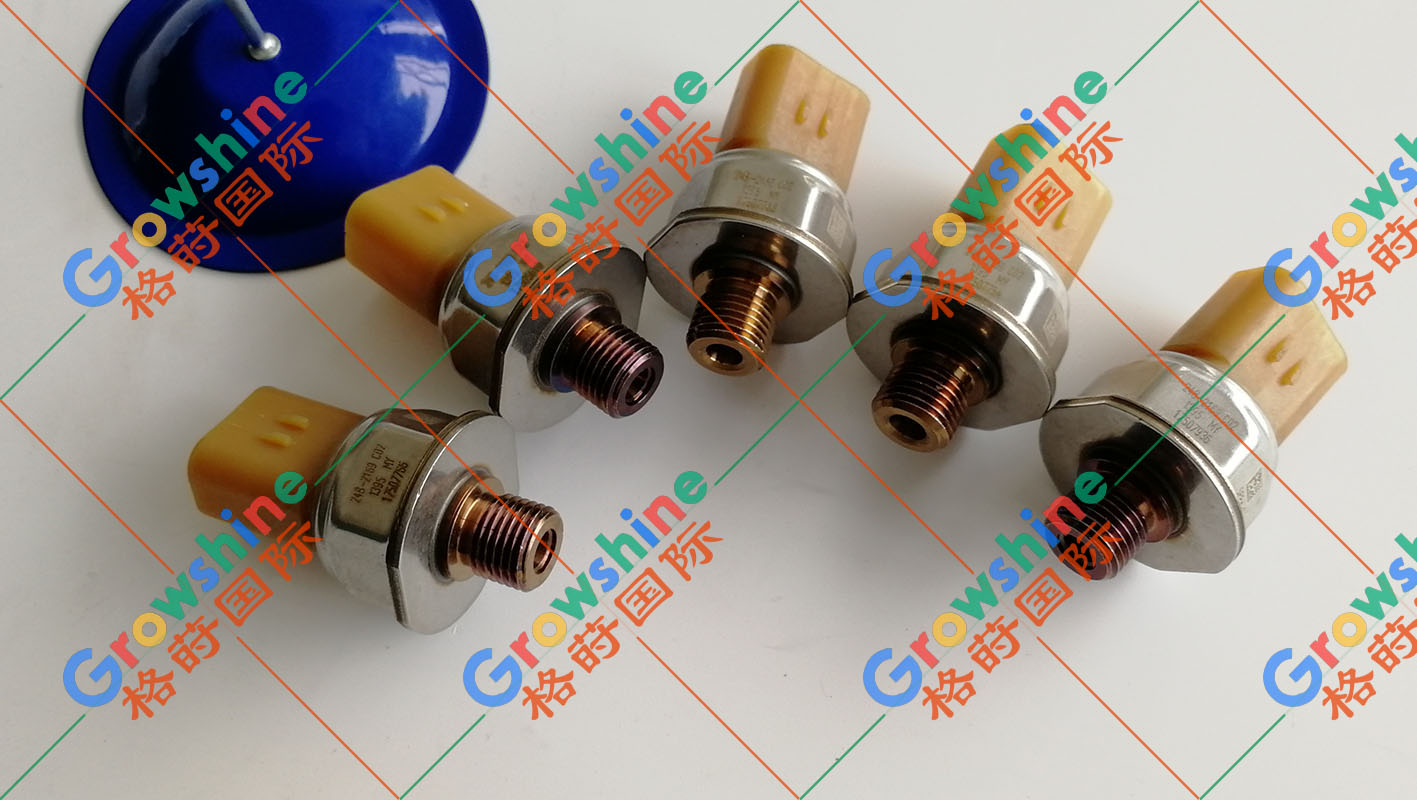 Growshine 格莳国际 - 原装卡特Caterpillar E330D、E336D挖机C9共轨压力传感器 248-2169 / 2482169 现货供应