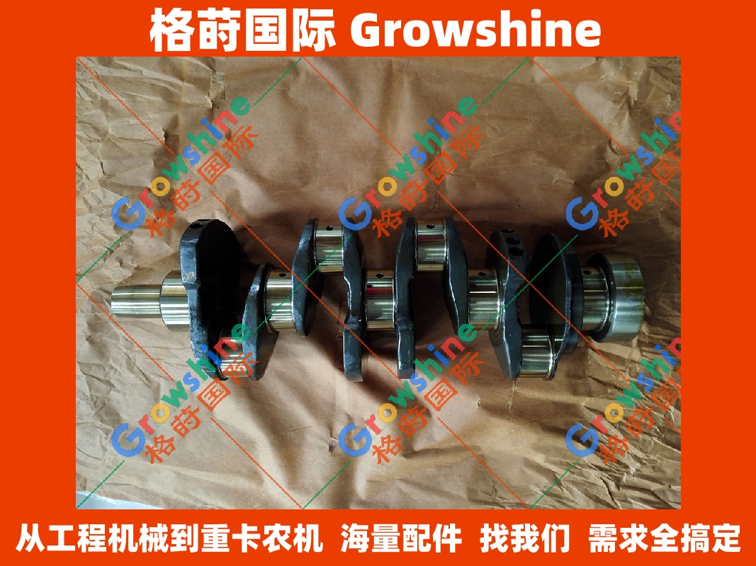 小松两头忙WB93R-2曲轴洋马4TNE106曲轴YM123900-21000