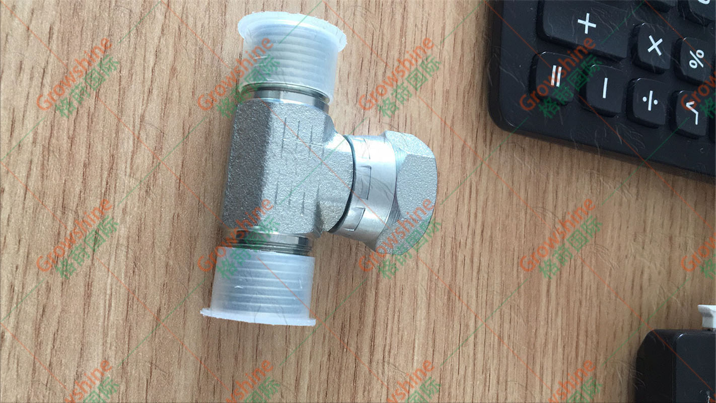 格莳国际 Growshine 挖掘机配件 沃尔沃 VOLVO EC210B 老款分油中三通接头 零件号: EC210B-PART-NO, EC210BPARTNO