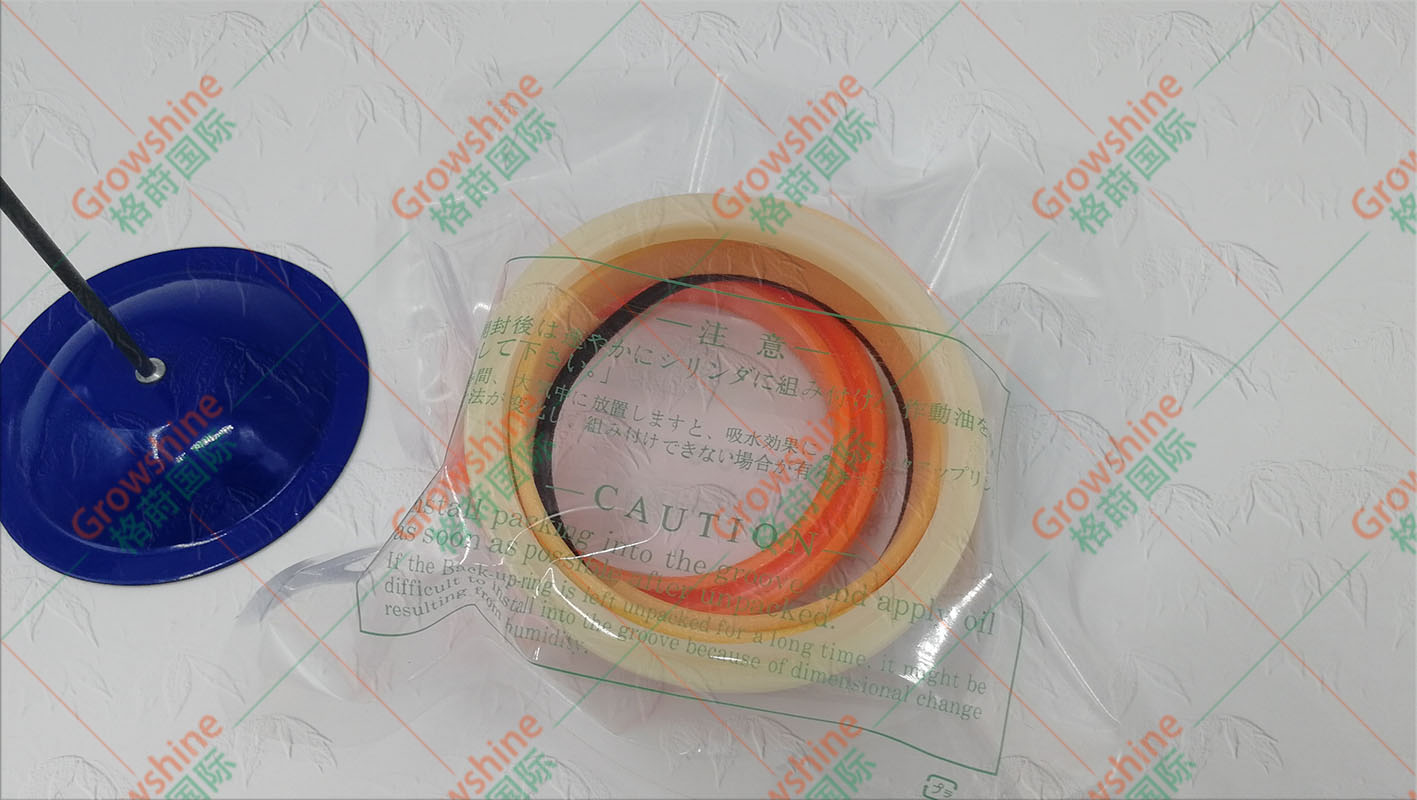 Growshine 高质量挖掘机油封密封件 - 适用于日立 (HITACHI) ZAXIS210-6 涨紧油缸修理包 - 零件号: 4637130, 4637130