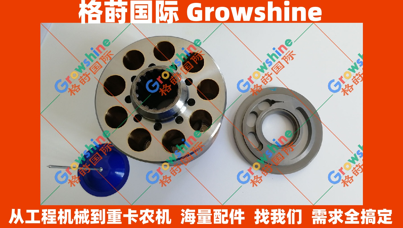 Growshine 原装进口 住友 SUMITOMO 挖掘机 SH350-5 液压泵泵胆平面 零件号: K3V180DTP-9N-16, K3V180DTP9N16