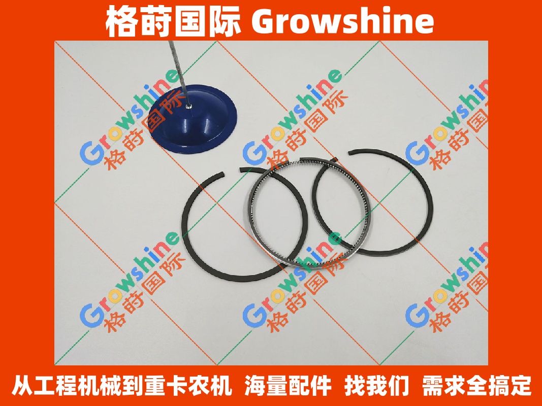 Growshine 格莳国际 - 洋马 YANMAR 4TNV84 发动机配件 活塞环 129001-25000 (12900125000)