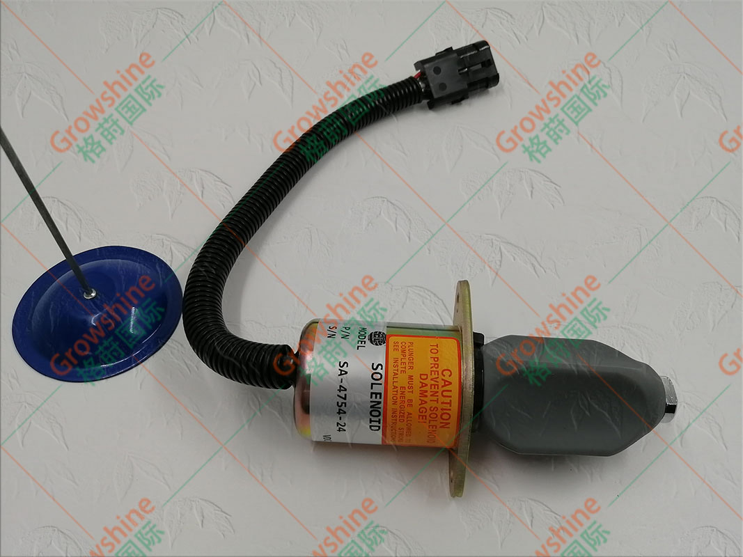 Growshine熄火电磁阀SA-4754-24 SA475424 - 专业工程机械重卡熄火电磁阀供应商