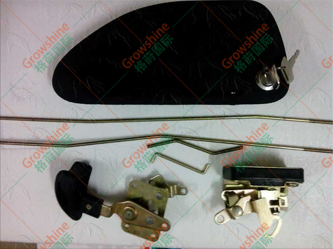 Growshine现代R150-9 R215-9 R225-9驾驶室门锁总成 - 专业工程机械配件供应商