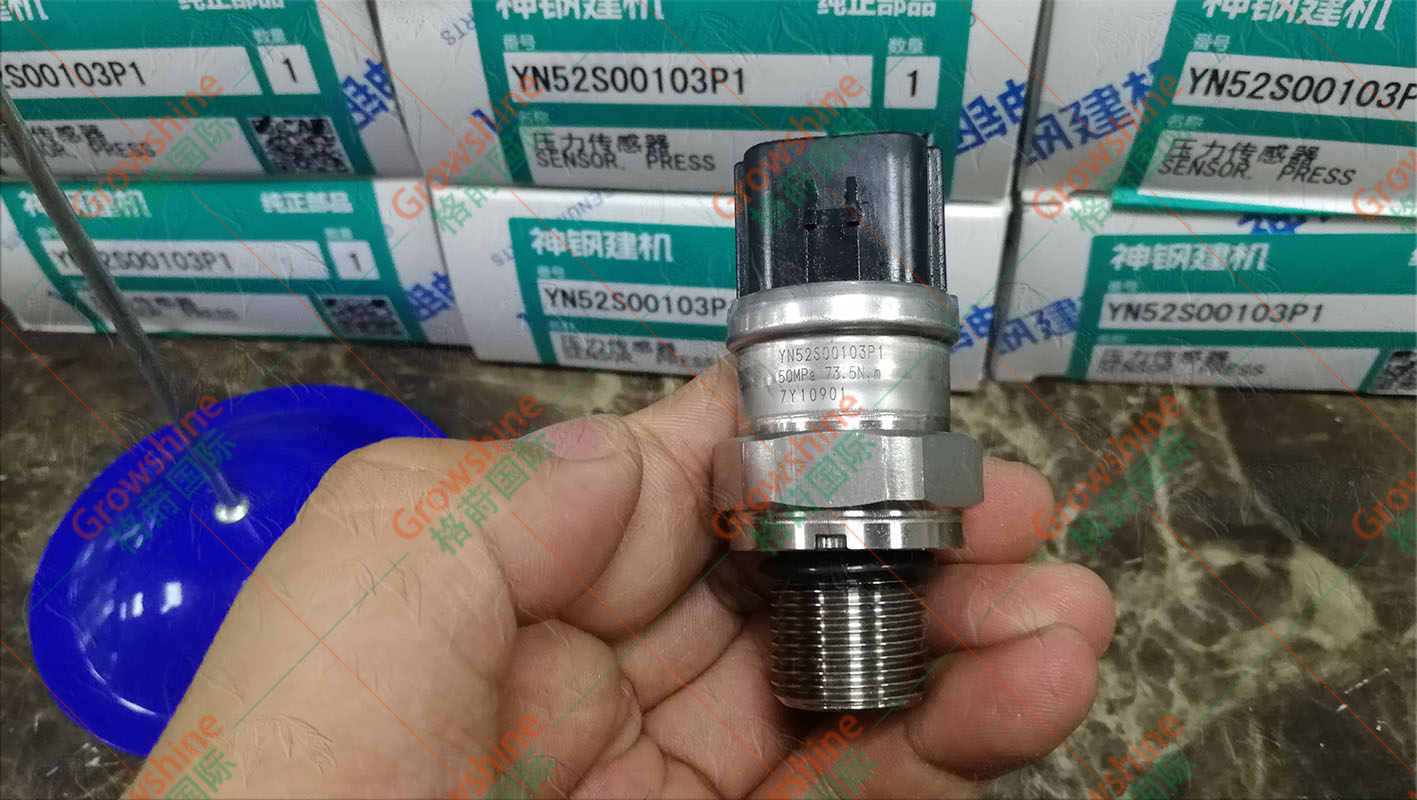 供应神钢挖机配件SK270XD-10，SK380XD-10液压泵高压传感器YN52S00103P1 - Growshine International
