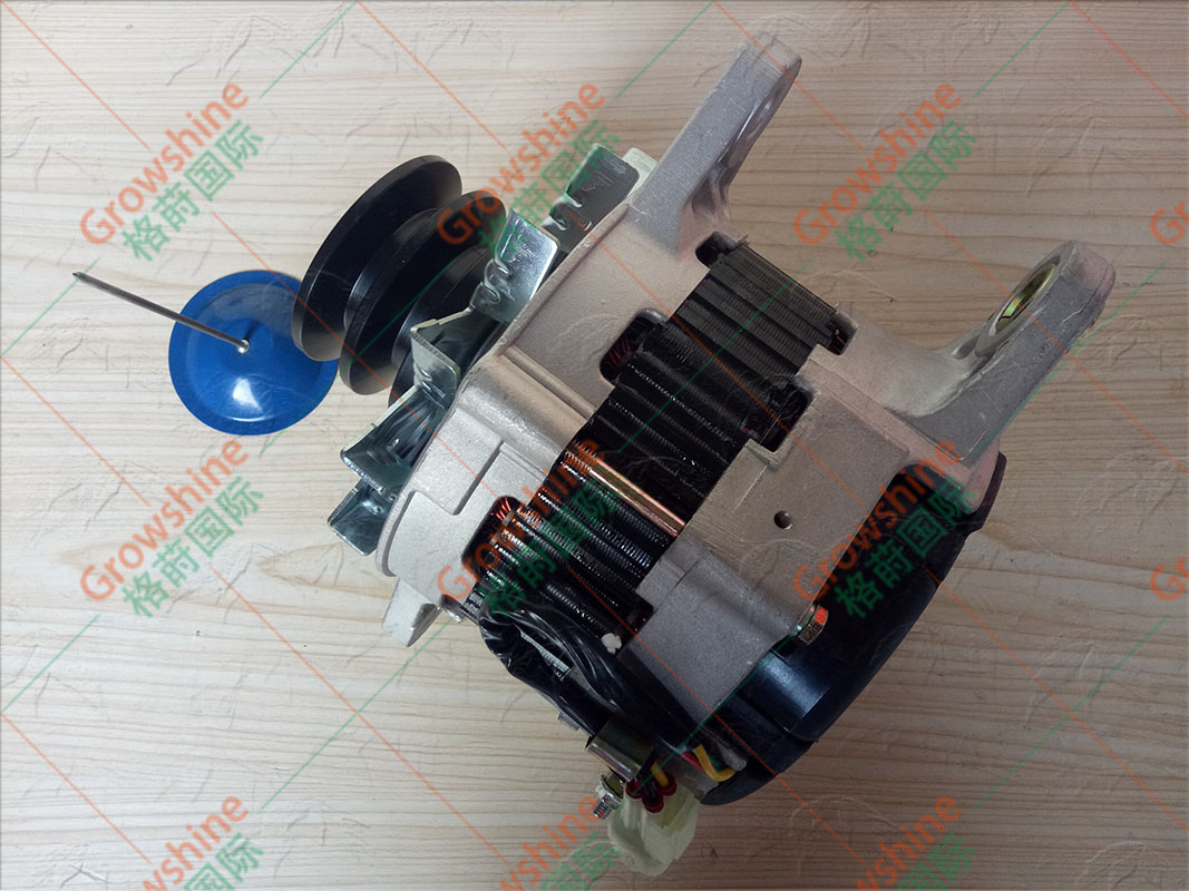 Growshine供应神钢SK350-8挖机配件J08E发电机24V双槽27060-E0470 27060E0470