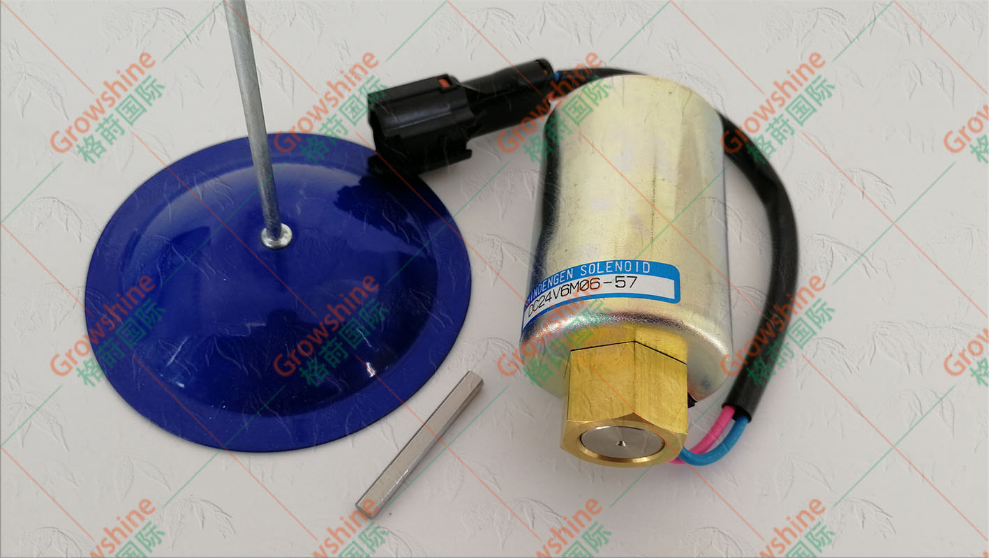 Growshine 供应 住友 Sumitomo SH200A3 挖掘机安全锁电磁阀 LL00068 / 6M06-57 DC24V