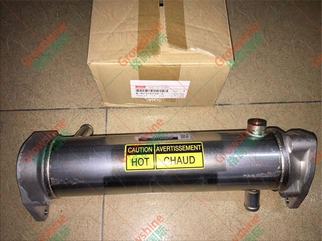 Growshine 供应 五十铃 (ISUZU) 4JJ1 发动机 EGR 冷却器 零件号：898068-1643, 8980681643 - 优质工程机械配件