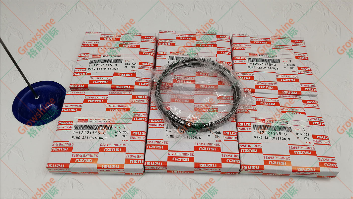 Growshine 供应五十铃 Isuzu 6BG1 发动机三道环活塞环