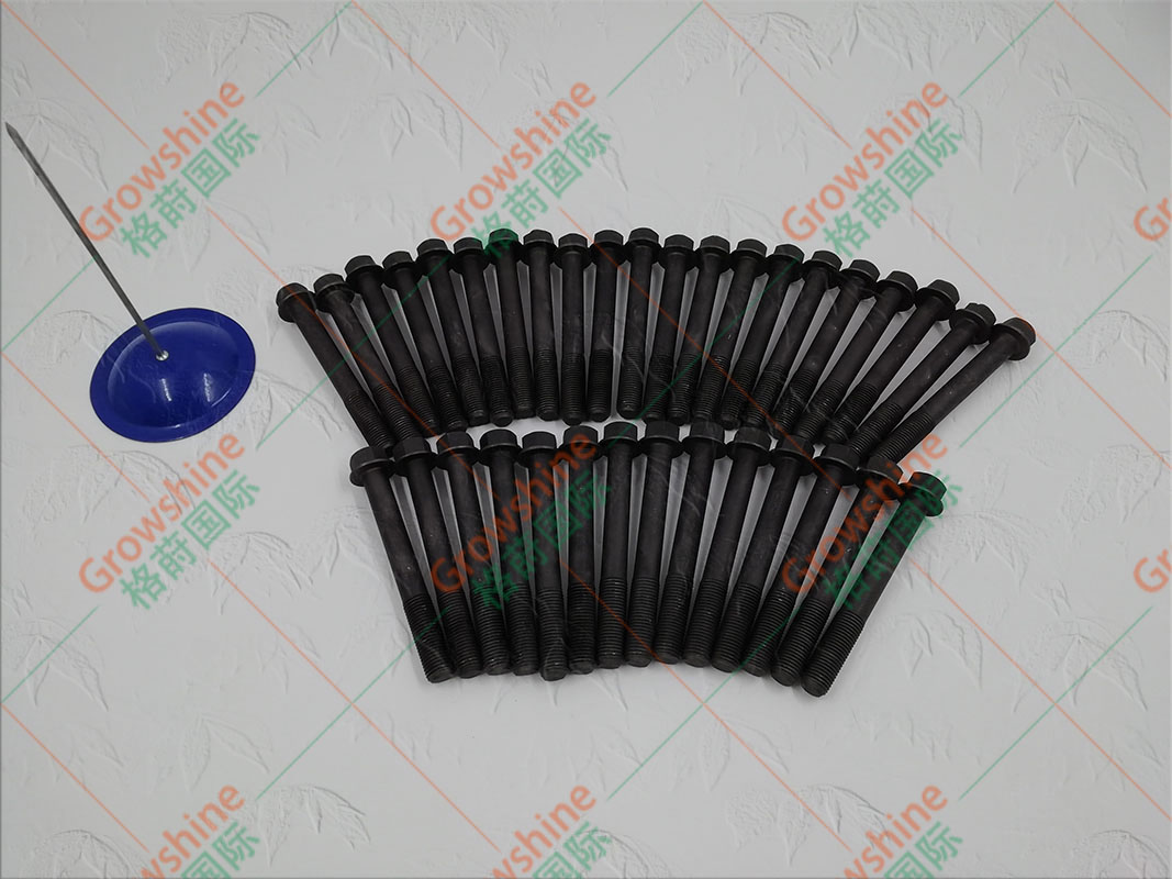 Growshine 格莳国际供应久保田Kubota V2203发动机缸盖螺栓 零件号19013-03450，1901303450