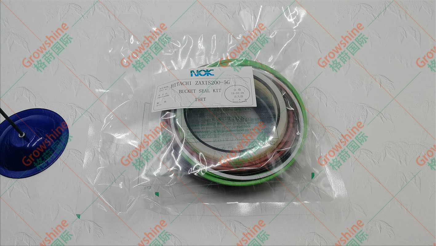 Growshine油封日立ZAXIS200-5G中臂油缸修理包 - 专业工程机械配件解决方案
