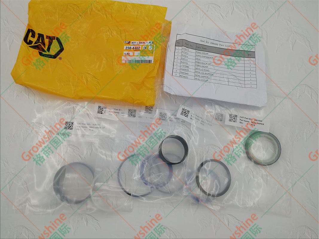 Growshine品牌卡特140H平地机SEAL油封238-4462, 2384462及120H平地机3126增压器垫片7C-7431, 7C7431