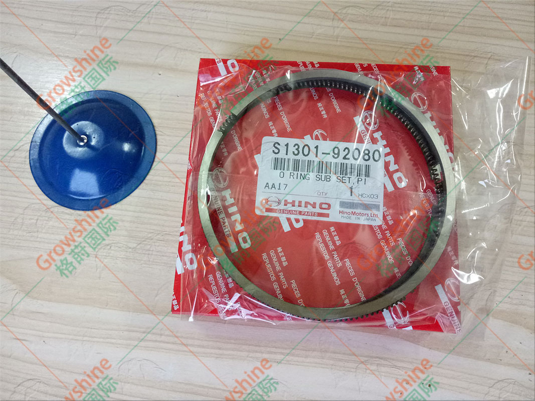 神钢SK350超8 J08E发动机活塞环 S1301-92080 / S130192080 - Growshine格莳国际原厂配件