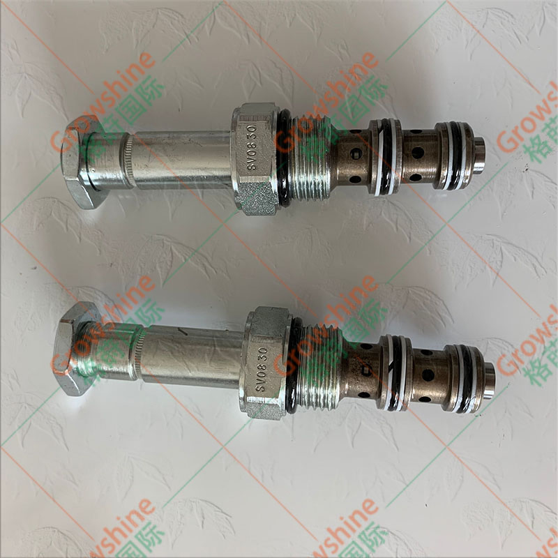 Growshine格莳国际供应海德福斯HYDRAFORCE阀芯SV08-30-0-N-00 (SV08300N00) - 适用于卡特彼勒CAT、小松KOMATSU工程机械液压系统