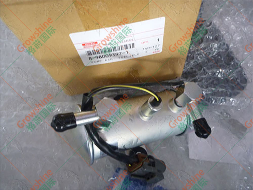 Growshine供应原装进口五十铃ISUZU 4HK1电动输油泵零件号8-98009397-1,8980093971