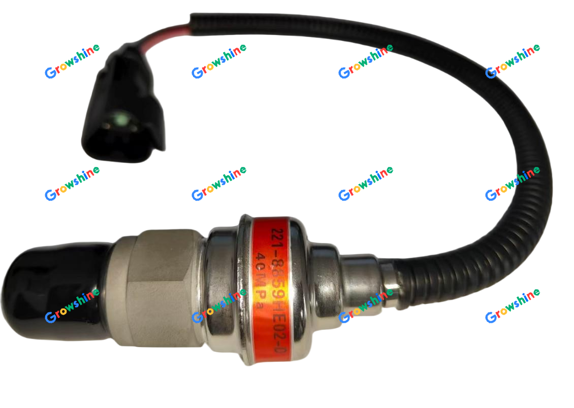 Growshine 格莳国际供应卡特彼勒 Caterpillar 221-8859 2218859 压力传感器 适配 320D 挖掘机高压系统监测