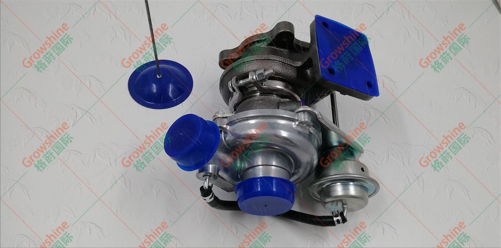 Growshine 品牌：久保田 Kubota V2203 发动机增压器 6685593 1G923-17011 适配 Bobcat 山猫滑移装载机