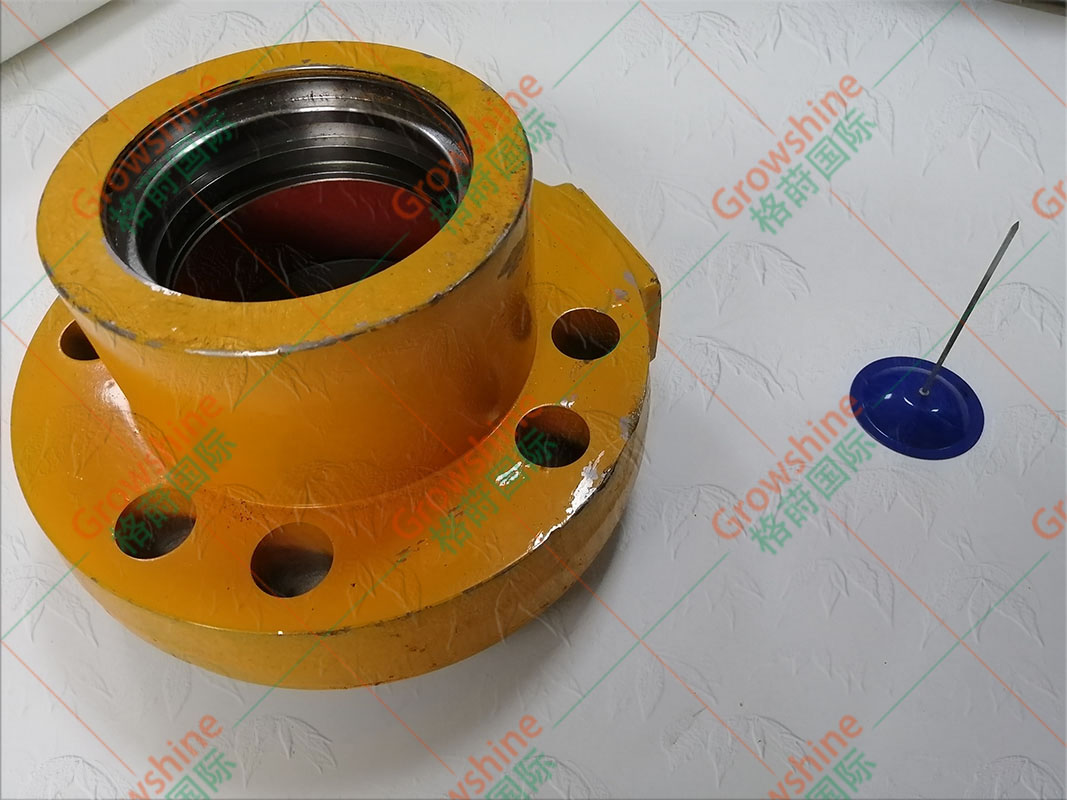 供应现代挖掘机配件R450-5中臂油缸缸头缸杆直径125mm | Growshine格莳国际