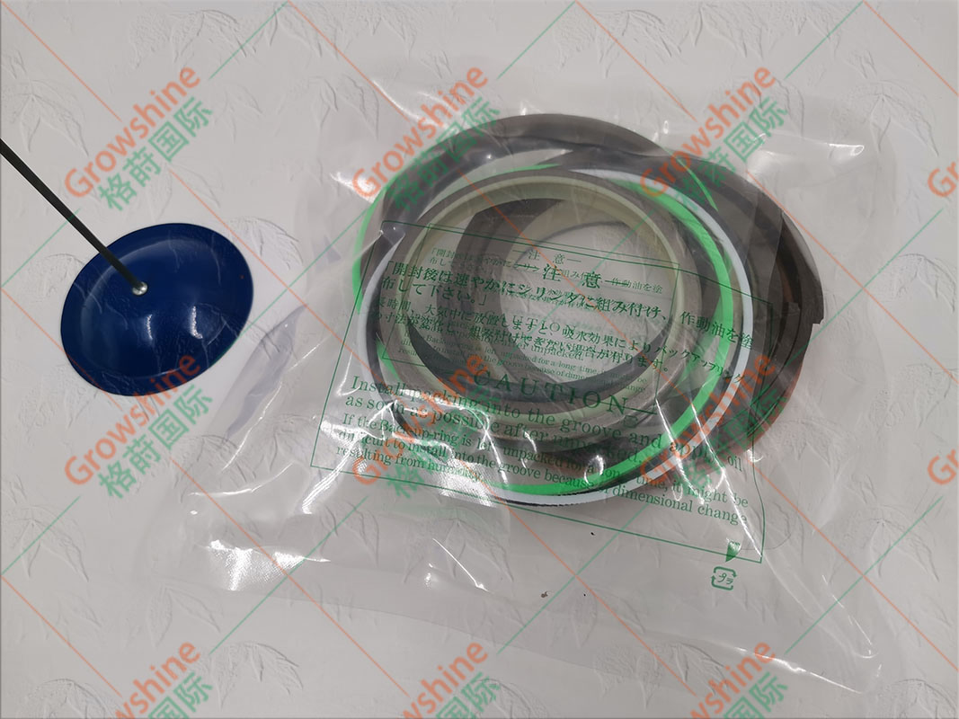 Growshine 油封凯斯CX210B挖掘机斗臂油缸修理包 | 零件号: 油封凯斯CX210B挖掘机斗臂油缸修理包
