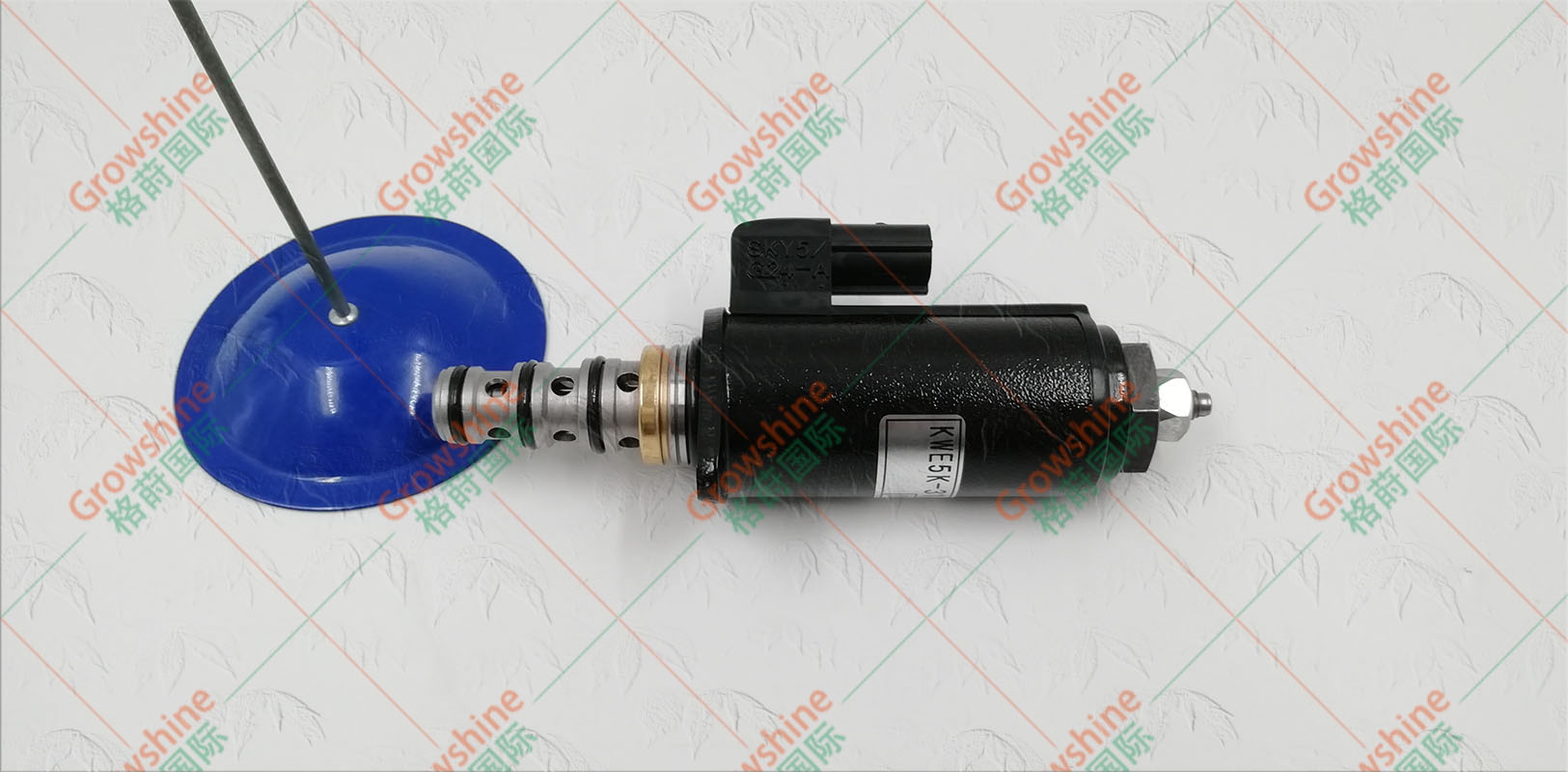 Growshine神钢KOBELCO挖机配件KWE5K-31 G24DB50电磁阀YN35V00050F1 - 格莳国际原厂品质