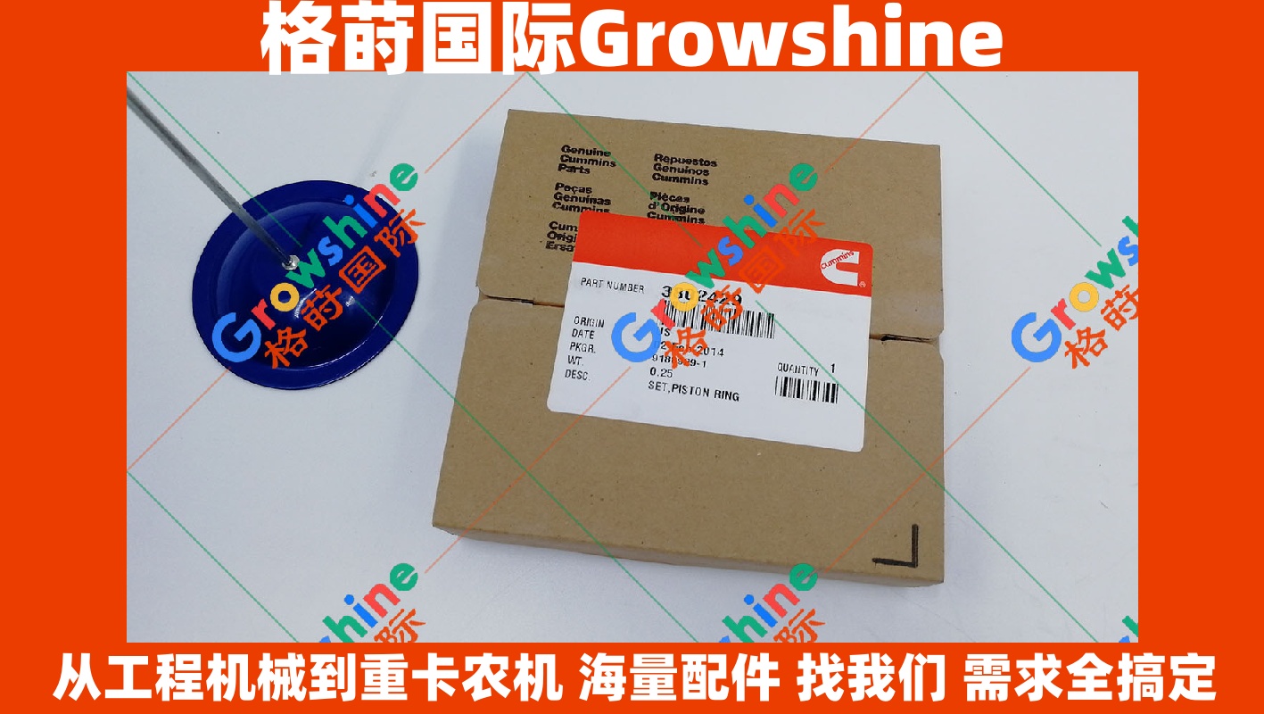 Growshine 品牌：康明斯 Cummins 6CT8.3 发动机活塞环 4089644 / 3802429 适用于卡特彼勒 Caterpillar 及小松 Komatsu 设备