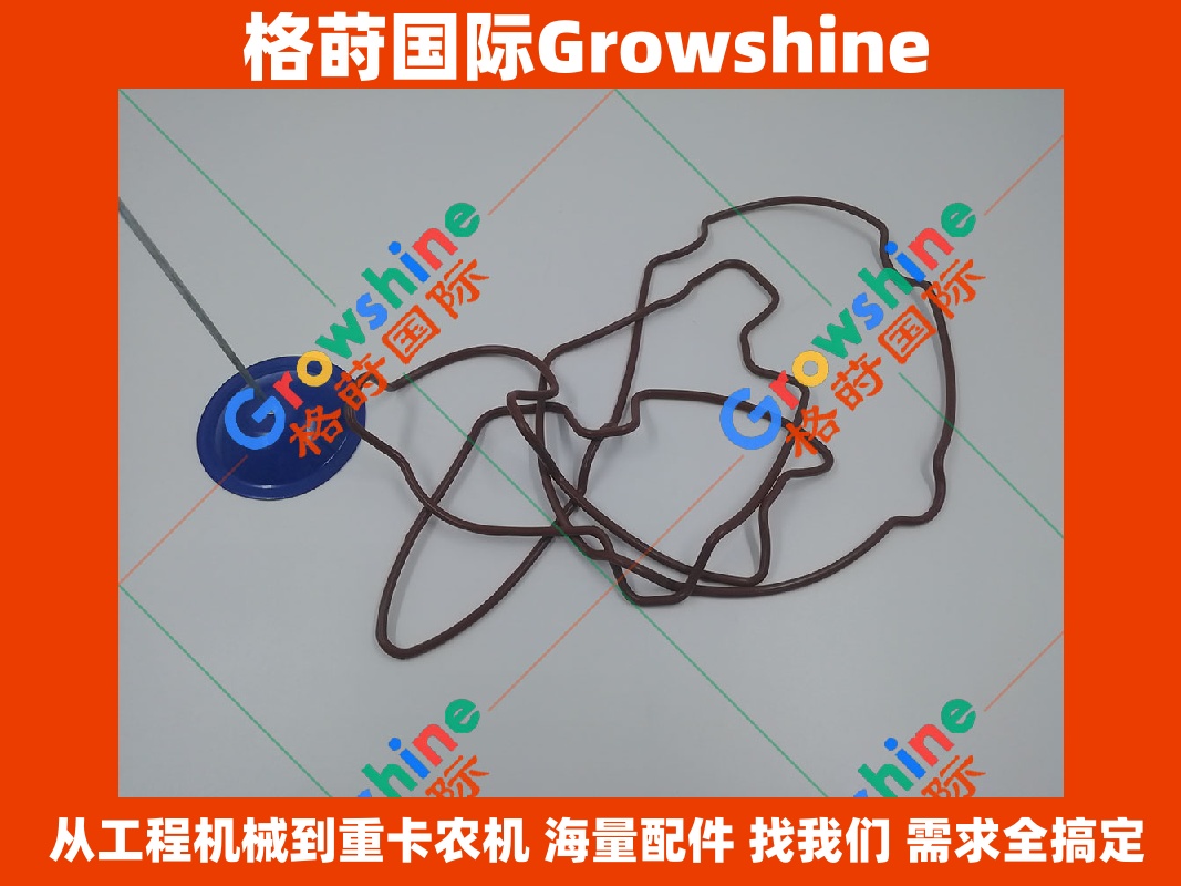 Growshine 品牌 - 康明斯 Cummins 6CT8.3 发动机气缸室盖胶条 零件号：3930906, 3902494 应用于东风重卡及徐工工程机械