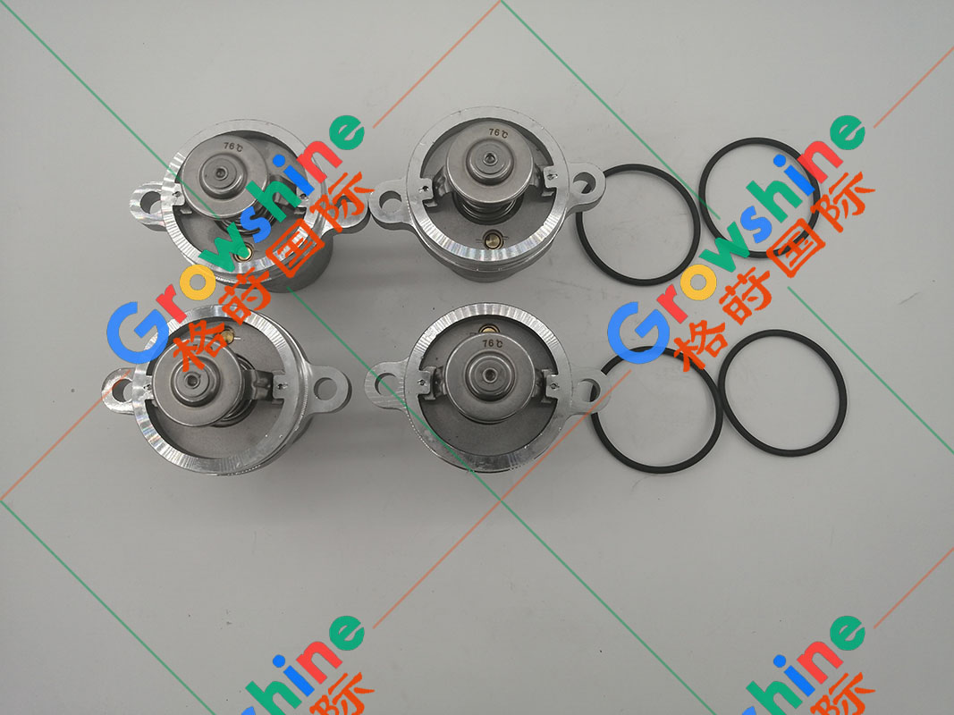 Growshine 品牌 - 高性能卡特节温器零件号 254-2267, 2542267, 4133L507, 4133L501 适配卡特彼勒 Caterpillar 工程机械及珀金斯 Perkins 动力设备