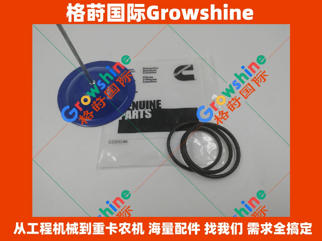 Growshine 品牌 - 康明斯 Cummins 6CT8.3 发动机缸套阻水圈 3907177 3917737 专业配件